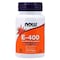 Now Vitamin E-400IU Antioxidant Protection Dietary Supplement 50 Softgels 
