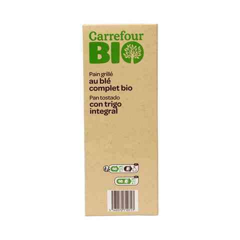 Carrefour Bio Organic Toast Whole Wheat 250g
