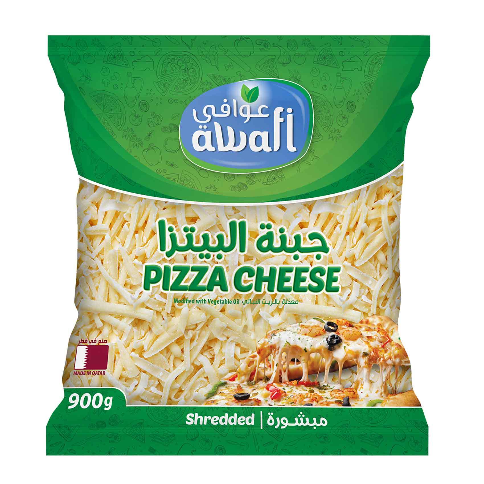 Buy Awafi Shredded Pizza Cheese 900g