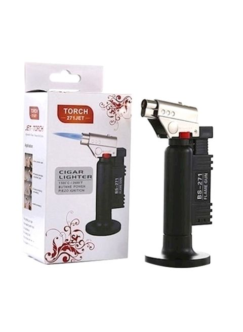 Charcoal starter outlet torch