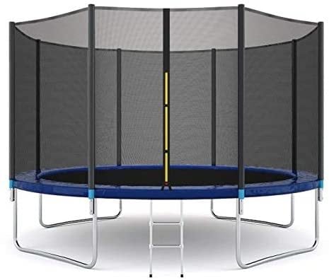 Rainbow Toys - Outdoor Sports Garden Trampoline with Safety Enclosure (14ft)
