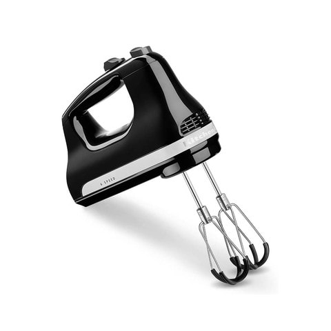 KitchenAid Hand Mixer 6 Speed With Flex Edge Beaters 5KHM6118BOB(Onyx Black)