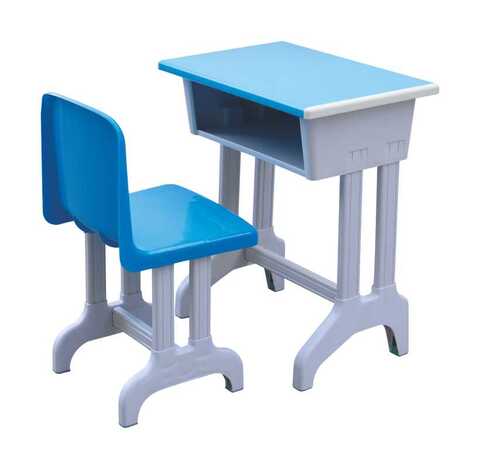 Rbwtoys Plastic Table Chair Set Blue Color For Kids Early Learning Study Set RW-17124 Size, Table, 60&times;40cm Chair, 30&times;30cm