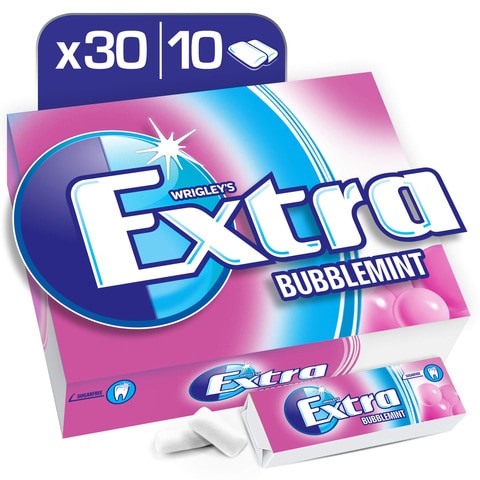 Wrigleys Extra Bubblemint Gum 14g Pack of 30