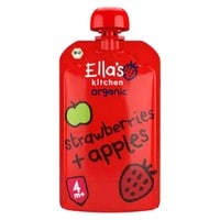 Ella&#39;s Kitchen Organic Strawberry And Apple Puree 120g