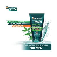 Himalaya Herbals Men Pimple Clear Neem Face Wash Green 100ml