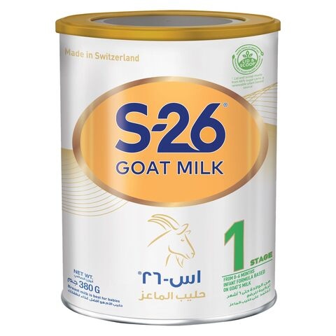 Wyeth Nutrition S-26 Stage 1 Goat Milk Baby Formula 380g