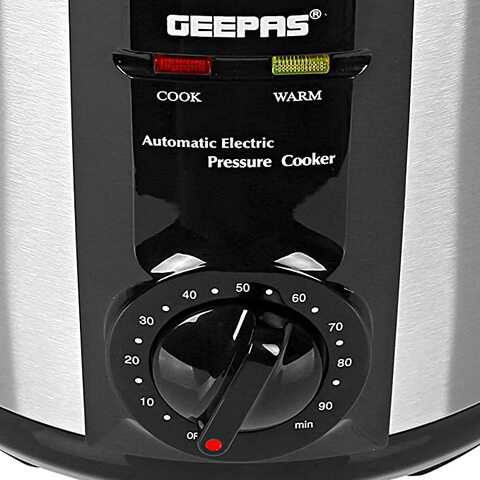 Geepas Silver Pressure Cooker, Gpc307