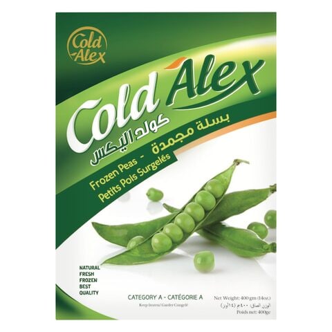 Buy Cold Alex Frozengreen Peas 400g in Saudi Arabia