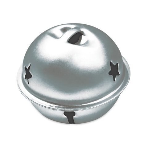 Christmas Magic Bells for Decoration 8 Pieces- 4 cm Size- Silver