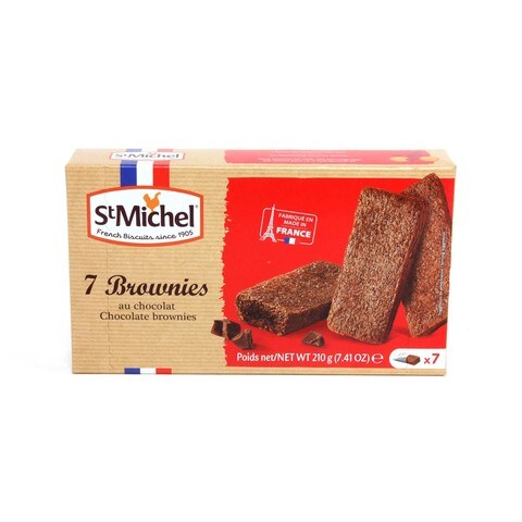 St Michel 7 Brownies Chocolateolat 210g
