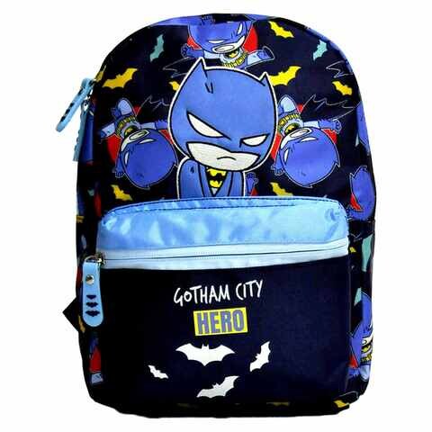 Buy Warner Brothers Batman Themed Backpack Blue 12inch Online - Shop  Stationery & School Supplies on Carrefour UAE