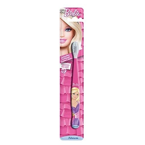 Disney Barbie Soft Toothbrush Pink