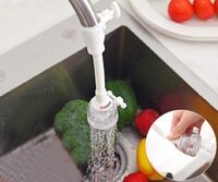 Aiwanto 360 Degree Water Faucet Spray Filter Extension Water Saving Tap Water Spray Tap  Kitchen Shower Anti Splash Filter
