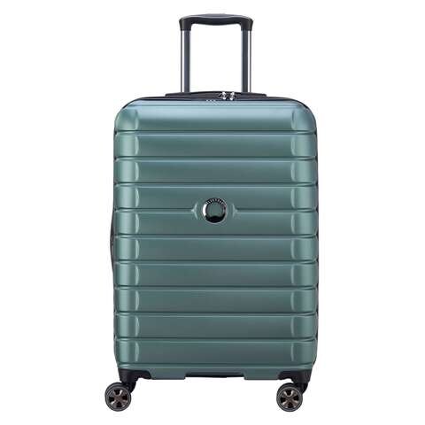 Delsey Helium Shadow 5.0 4 Double Wheel Hard Casing Check-In Trolley M Green 70cm