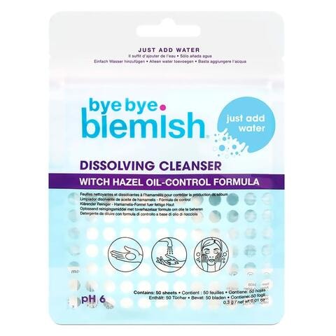 Bye Bye Blemish Dissolving Cleanser Pads White 50 PCS