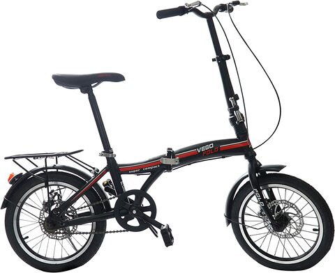 Buy Vego Fold 20 Inch Single Speed Folding Bike Black Online