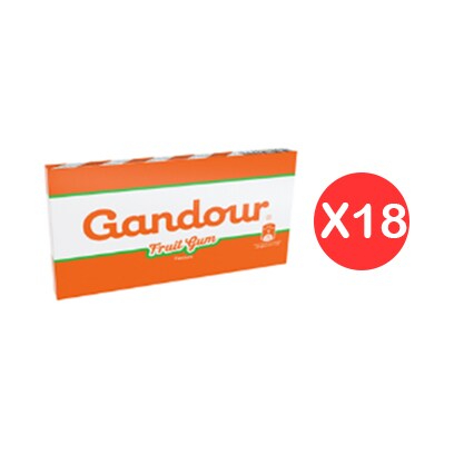 Buy Gandour Gum Fruits 10GR X18 Online - Shop Food Cupboard on ...