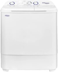 Super General 6 Kg Twin-Tub Semi-Automatic Washing Machine, White, Efficient Top-Load Washer With Low Noise Gear Box, Spin-Dry, SGW-610-X, 75 x 44 x 89 cm, 1 Year Warranty (Installation not Included)