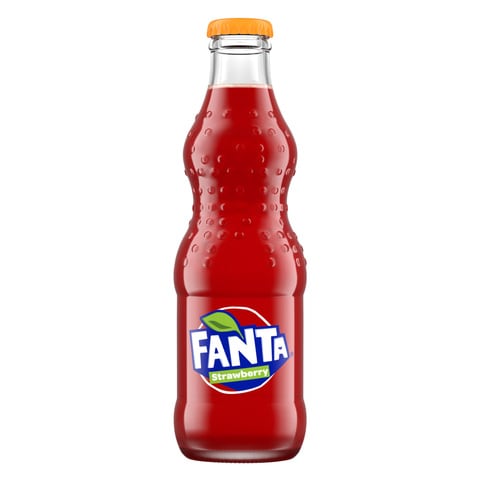 Fanta Strawberry Soft Drink Bottle 250ml &times;24