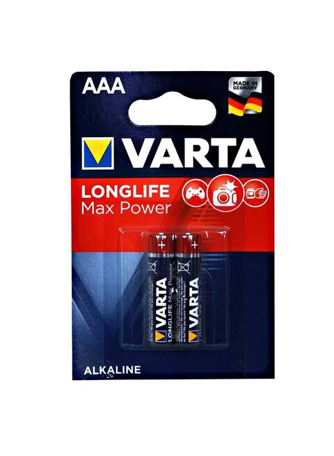 بطاريات Varta Longlife Max Power Micro AAA (2 وحدة) [عبوة من 4]