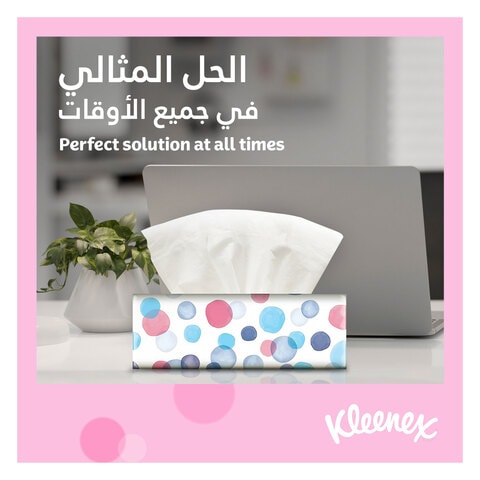 Kleenex Essentials Facial Tissue, 2 PLY, 10 Soft Packs x 130 Sheets, Strong Multi Purpose Tissue