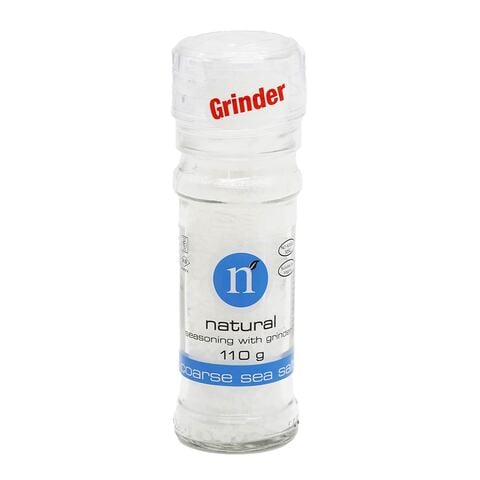 Natural Coarse Sea Salt With Grinder 110g