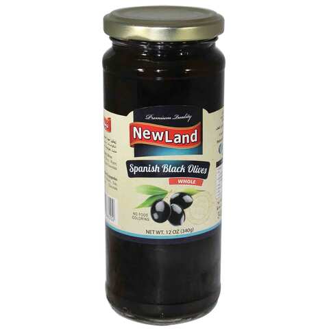 Newland Spanish Black Olives 340 Gram