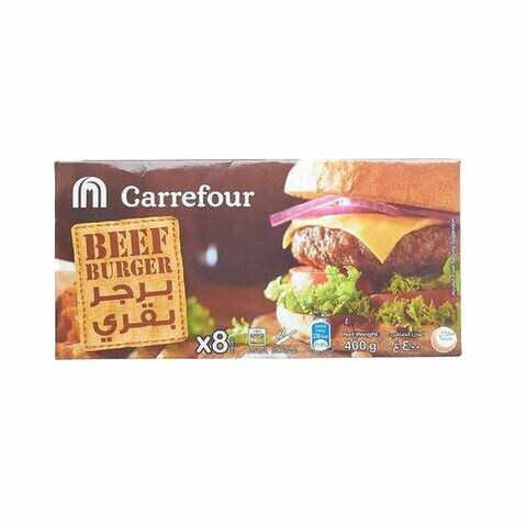Carrefour Beef Burger 400g Pack of 8