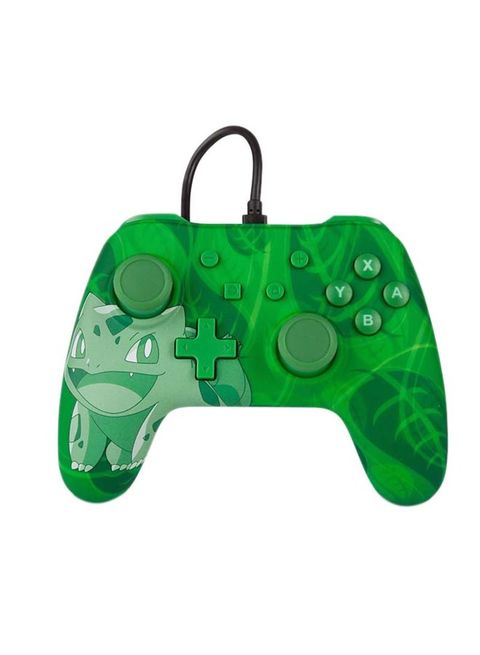 Nintendo - Bulbasaur Printed Wired Switch Controller