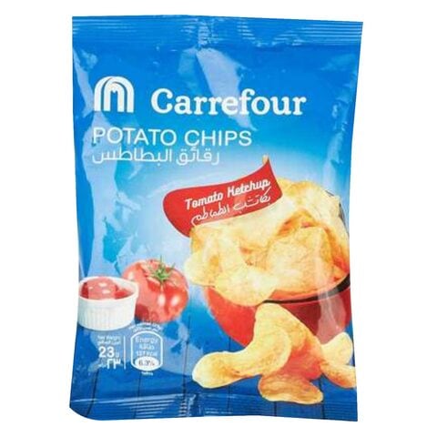 Carrefour Tomato Ketchup Potato Chips 23g Pack of 14