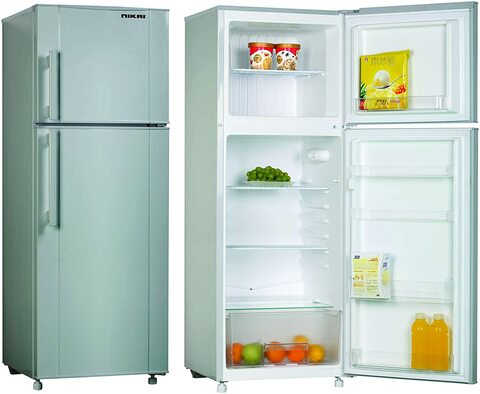 Nikai Double Door Refrigerator 280L NRF280DN3S Silver