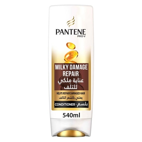Pantene Pro-V Milky Damage Repair Conditioner for Dry and Damaged Hair 540ml