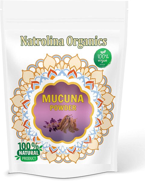 Natrolina Organics Mucuna Powder/Kapikachhu, Kaunch, Mucuna Pruriens USDA Certified, 100 Grams