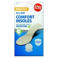 Profoot All Day Comfort Insoles White Pair of 2