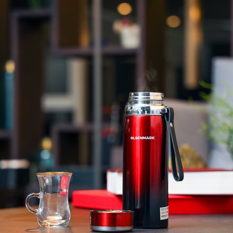 Thermos flask sale red