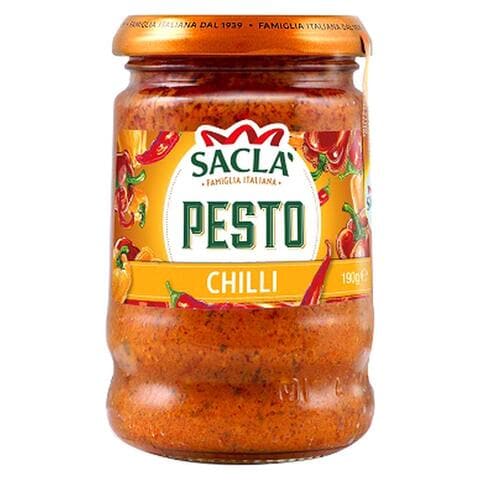 Sacla Italia Chilli Fiery Pesto Sauce 190g