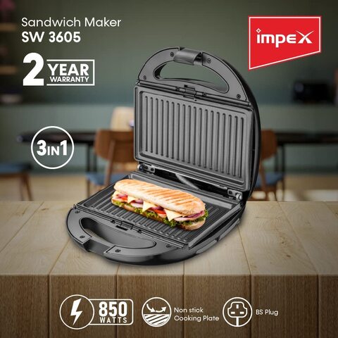 Samosa Maker Non-Stick Coated Cooking Plates Toastie Maker Grilled