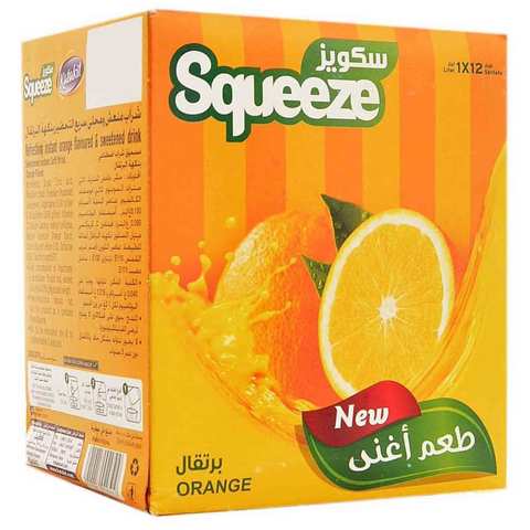 Katakit Squeeze Instant Drink Powder Orange Flavor 30 Gram 12 Pieces