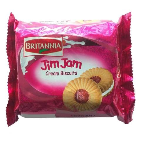 Britannia Jim Jam Cream Biscuits 150g