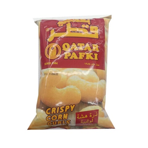 Qatar Pafki Crispy Corn Curls Ketchup Flavour 80g