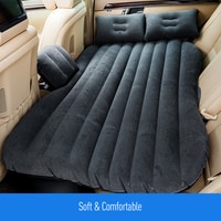 Generic-Car Travel Inflatable Mattress Air Bed Cushion Portable Camping Universal for SUV Extend Air Couch with Two Air Pillows