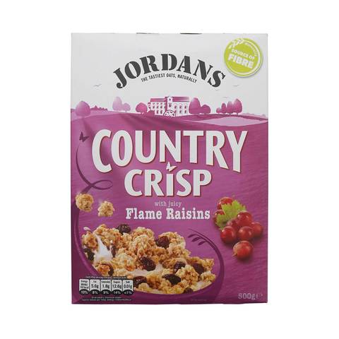 Jordans Country Crisp With Flame Raisins 500g