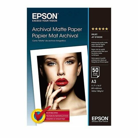 Buy Epson A3, Archival Matte Paper Papers in UAE