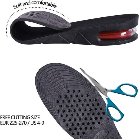 4151 2 Pairs Heel Lift Inserts Height Increase Insole Invisible Heightening  Insole Sillicone 3-Layer Heel Support Insoles Height-Adjustable Shoe Pads  Foot Cushion for Shoes, हाइट इंक्रीजिंग इनसोल - Deodap International  Private Limited