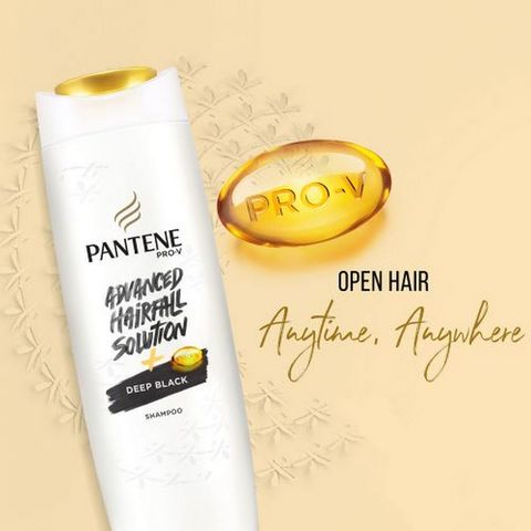 Pantene Pro-V Deep Black Shampoo 185 ml