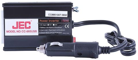 JEC - 150W Power Inverter Model No. CC-885USB