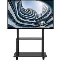 Mobile TV Stand Rolling Cart Trolley for 42-80 Inch LED LCD OLED Flat Panels Floor TV Mount with Wheels