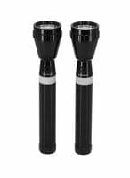 Buy Krypton 2-Piece Knfl5024 Rechargeable Led Flashlight Black/White in Saudi Arabia