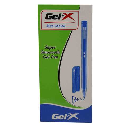 Gel-X KG106C Super Smooth Gel Pen Blue 12 Pieces